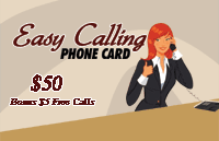 Easy Calling Phonecard $50